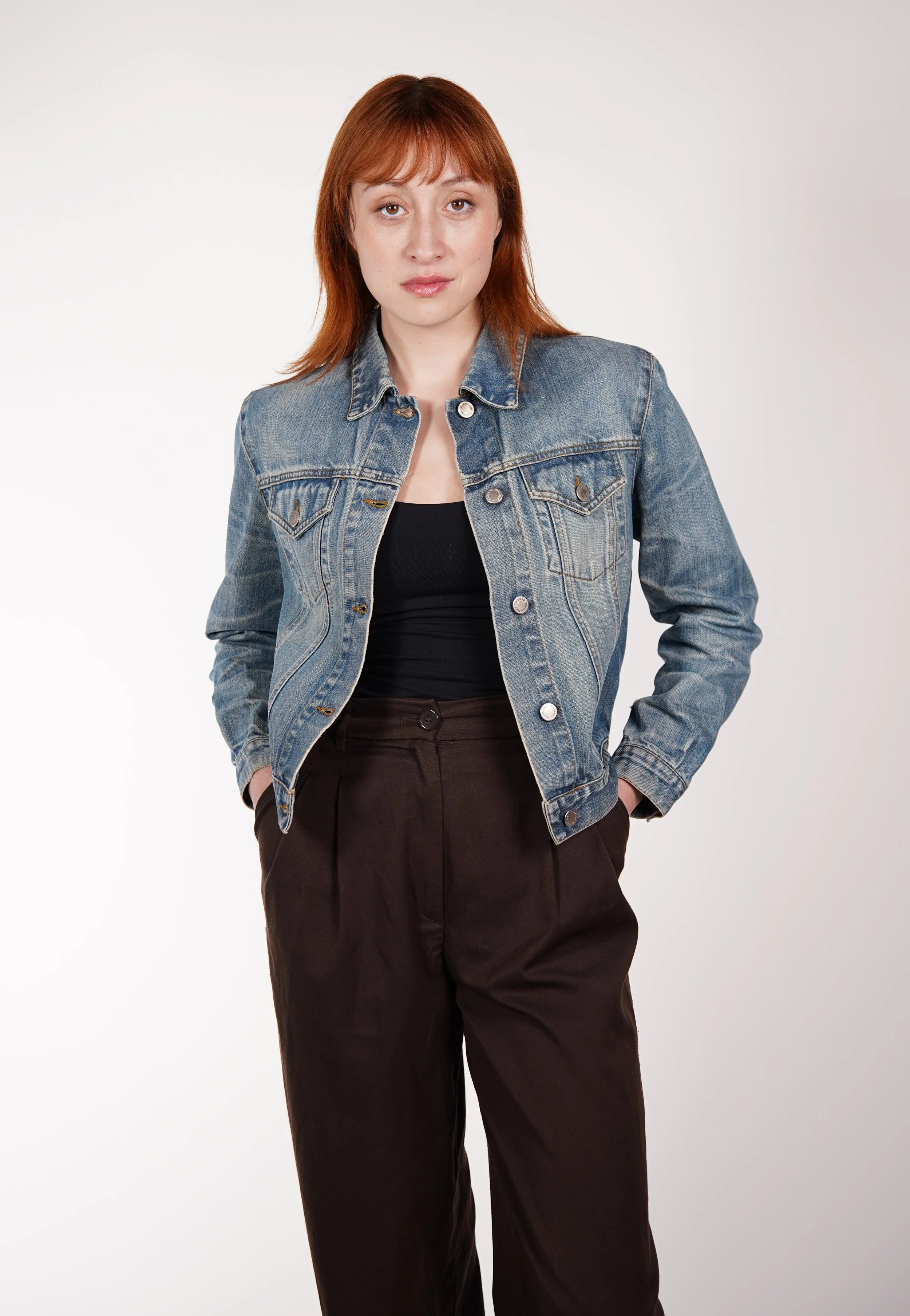 Burberry Denim Jacket — Check It Vintage